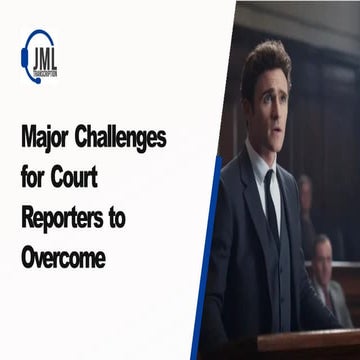 Major Challenges for Court Reporters to Overcome | PPTX