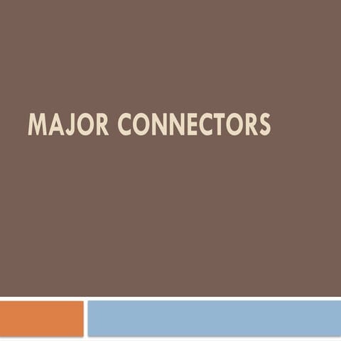 MAJOR connectors.pptx of removable partial denture