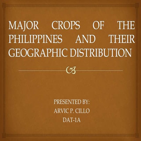 MAJOR CROPS OF THE PHILIPPINES AND THEIR GEOGRAPHIC.pptx