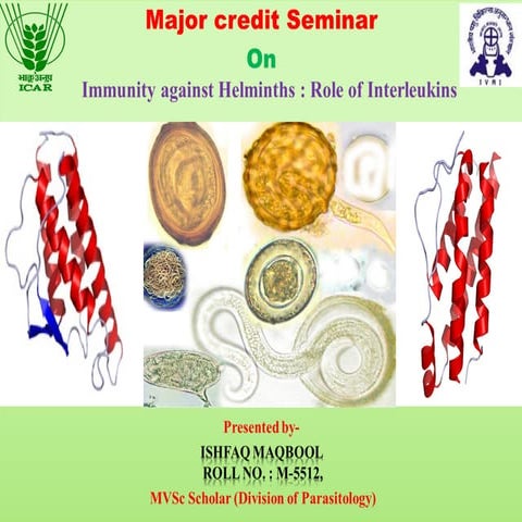 Immunity against Helminths:role of Interleukins