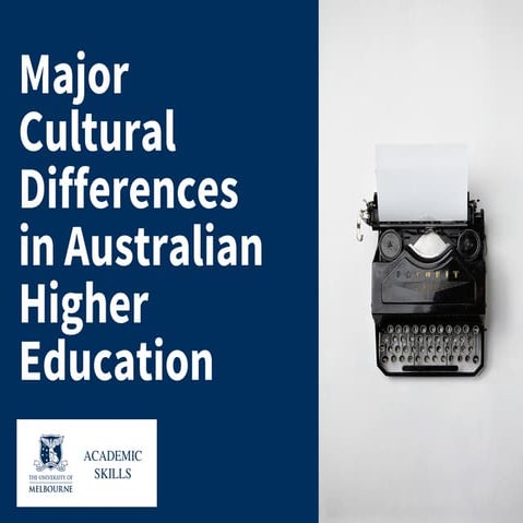 Major Cultural Differences in Australian Higher Education