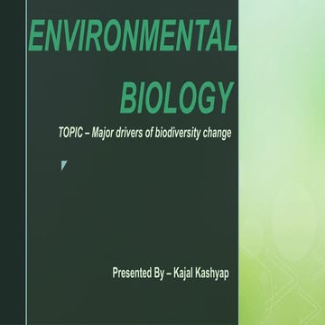 major drivers of biodiversity change.pptx