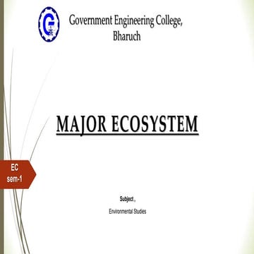 Major ecosystem