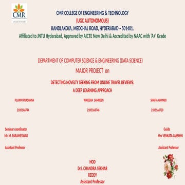 detecting novelty seeking from online travel reviews