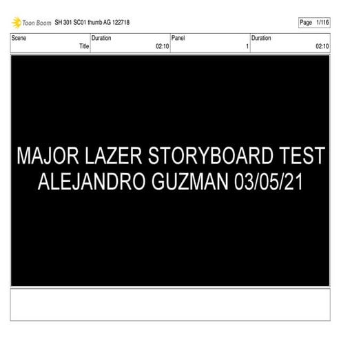Major lazer storybord_test