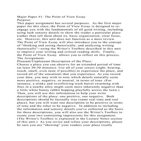 Descriptive essay powerpoint | PPTX