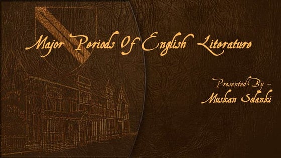 Ages of English Literature | PPT