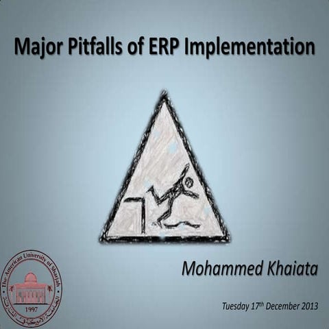 Major Pitfalls of ERP Implementation in Big Companies