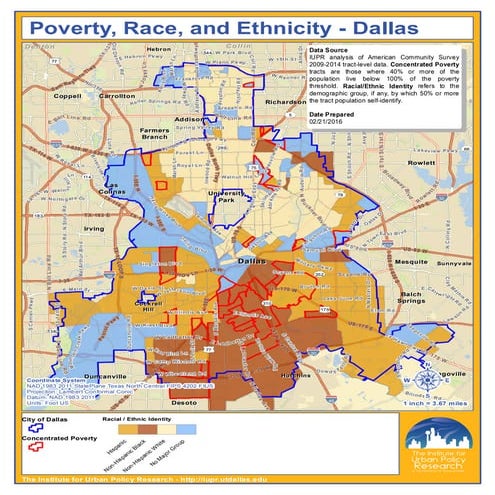 Poverty, Race, and Ethnicity in Dallas - 2014