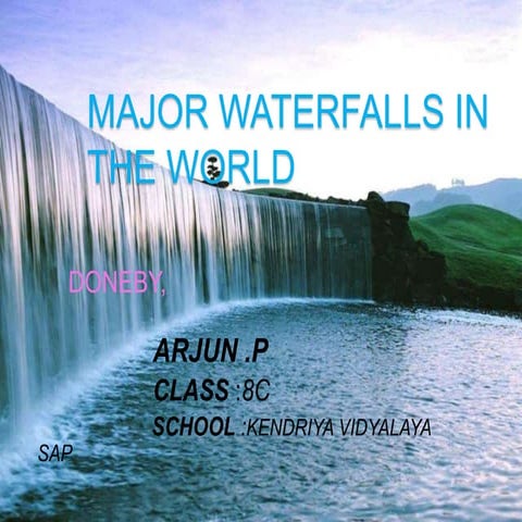 Major waterfall in the world