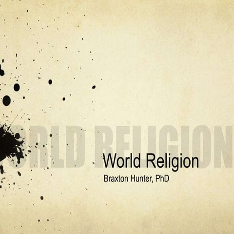 Major World Religions
