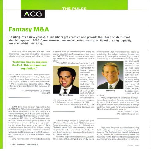 MAJ Pulse - January 2010