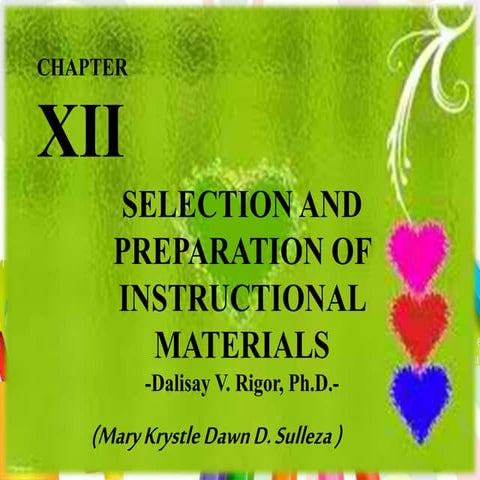 MAKABAYAN: Selection and Preparation of Instructional Materials