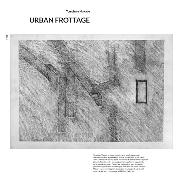 Tomoharu Makabe, Urban frottage