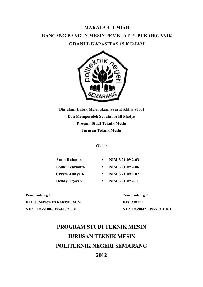 Flowchart Tugas Akhir Teknik Mesin Guru Paud