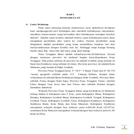 Makalah nusa-tenggara-barat