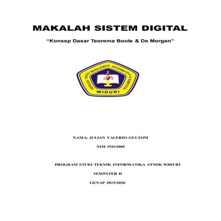 Makalah sistem-digital-1 | DOC