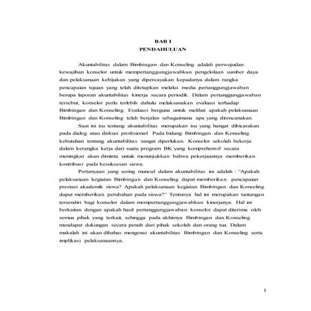 Makalah akuntabilitas bk