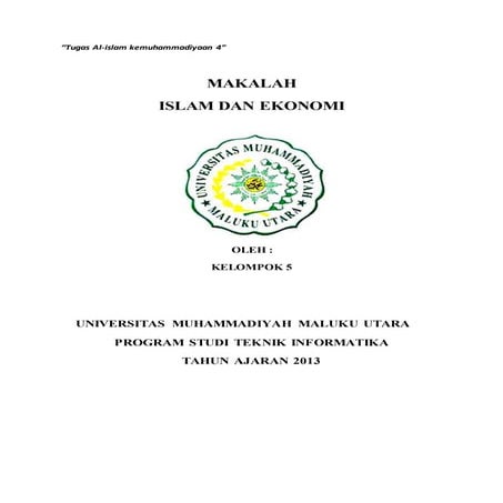 Makalah al islam