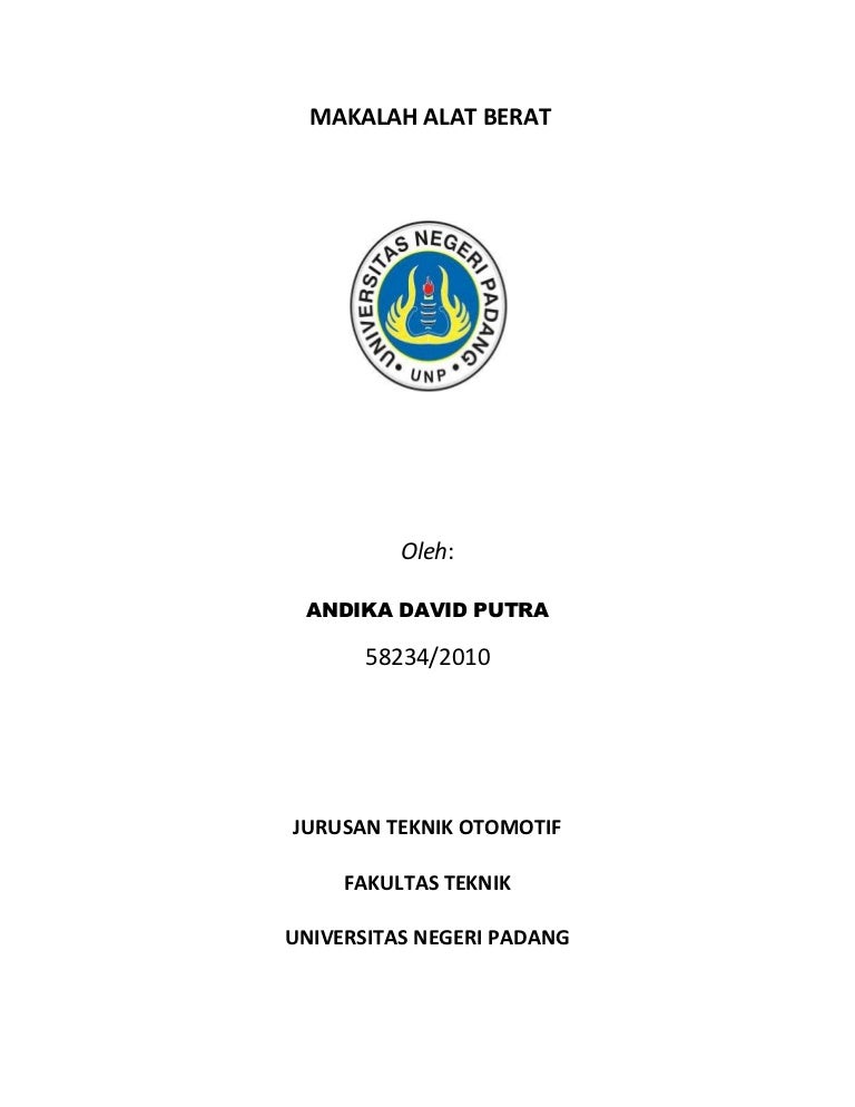 Makalah Alat Berat
