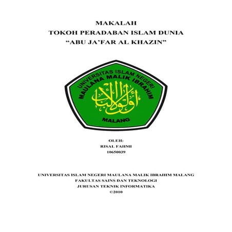 Abu Ja'far Al Khazin