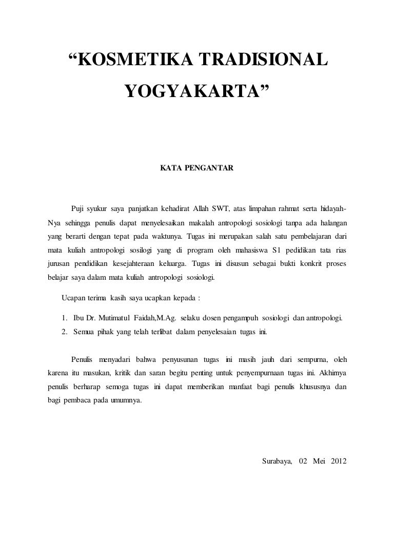 Makalah kosmetik jogja Makalah kosmetik jogja