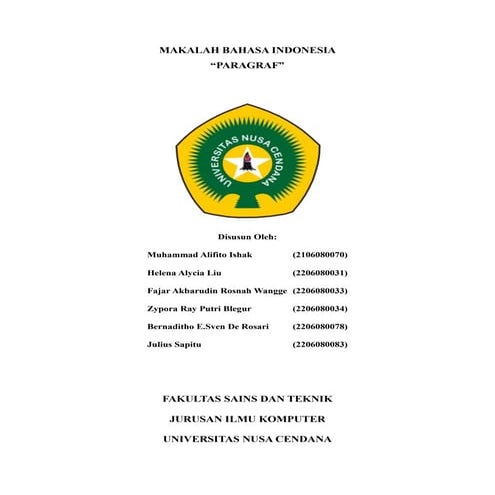 Makalah Bahasa Indonesia Paragraf - Kelompok 5 (1).docx