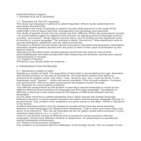 Makalah bahasa inggris
