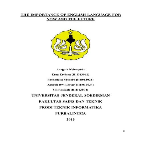 Makalah bahasa inggris