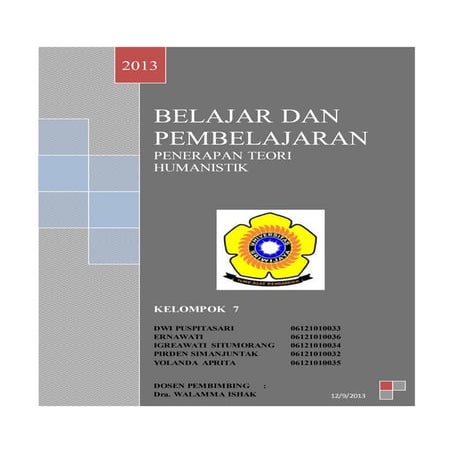 Makalah belajar dan pembelajaran
