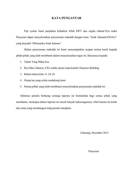 Anak Jalanan Dan Penanganannya