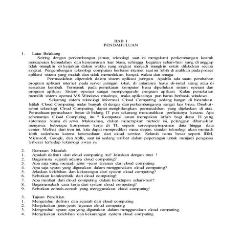 Makalah cloud computing