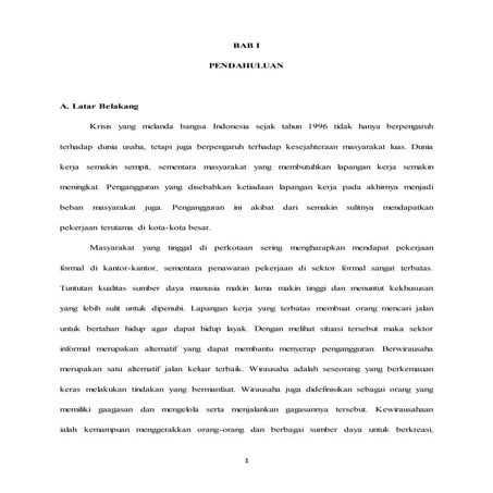 Makalah dampak kewirausahan terhadap perekonomian