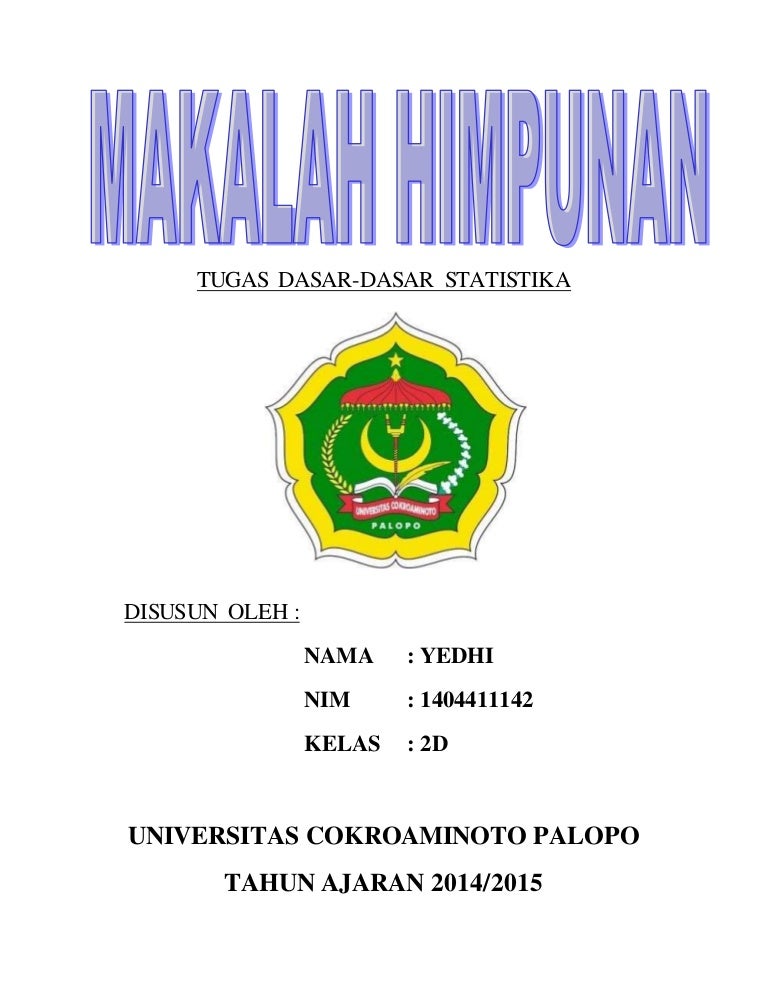 Makalah Dasar Dasar Statistika Himpunan