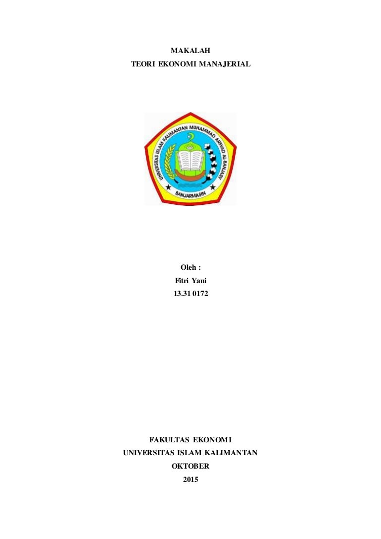 Daftar Pustaka Makalah Matematika Ekonomi