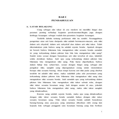 Makalah ekonomi moneter