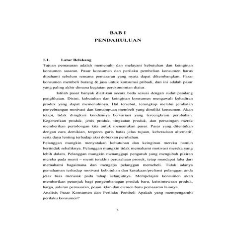 Makalah faktor faktor yang mempengaruhi pasar