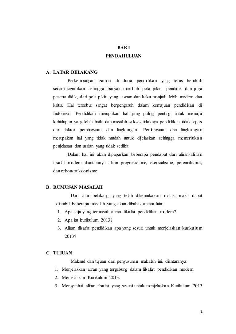 Makalah Filsafat Aliran Modern