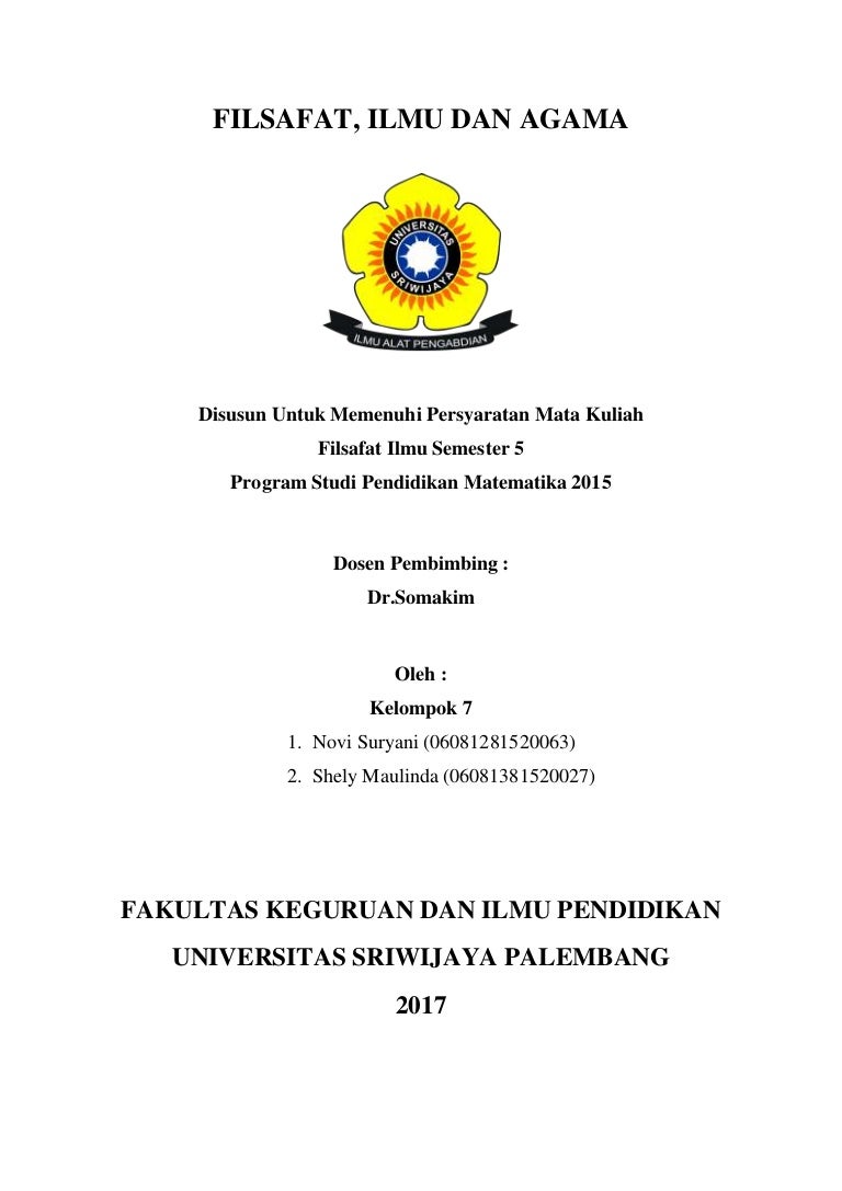 makalah filsafat ilmu