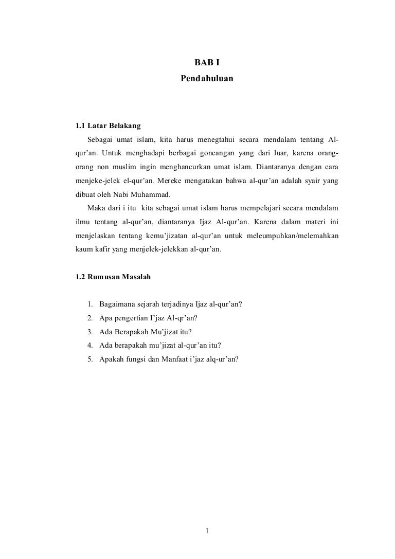 Makalah Ijaz Alquran