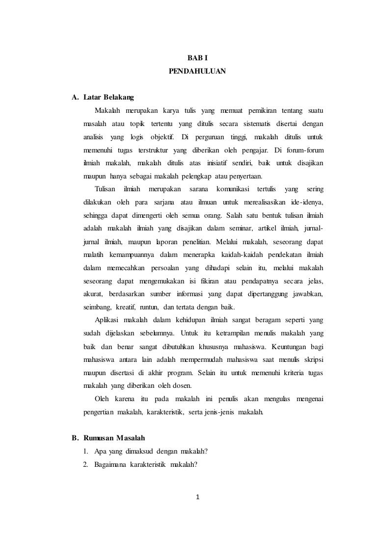 Makalah Ilmiah Education