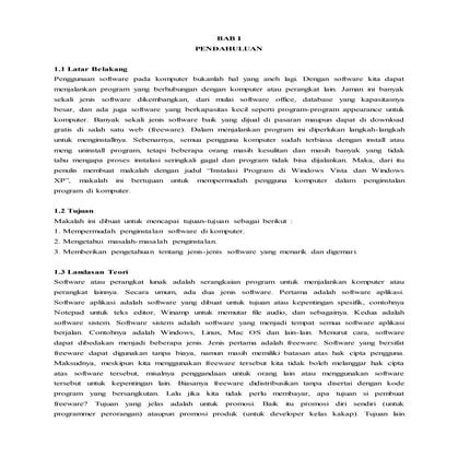 Makalah instalasi software 1