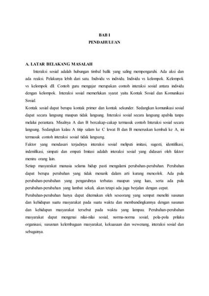 Bagaimanakah Hubungan Antara Identifikasi Dan Simpati Makalah interaksi sosial