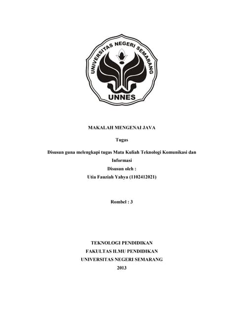 Makalah java
