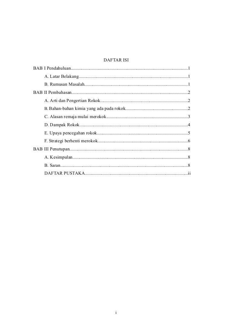 Contoh Latar Belakang Makalah Bahaya Merokok Contoh