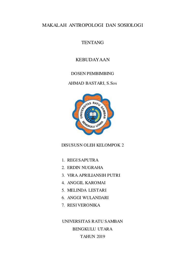Makalah Kebudayaan