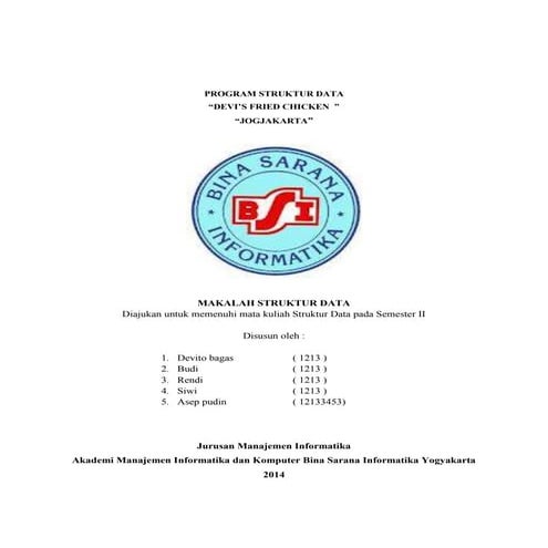 Makalah kelompok Siap Presentasi Struktur Data