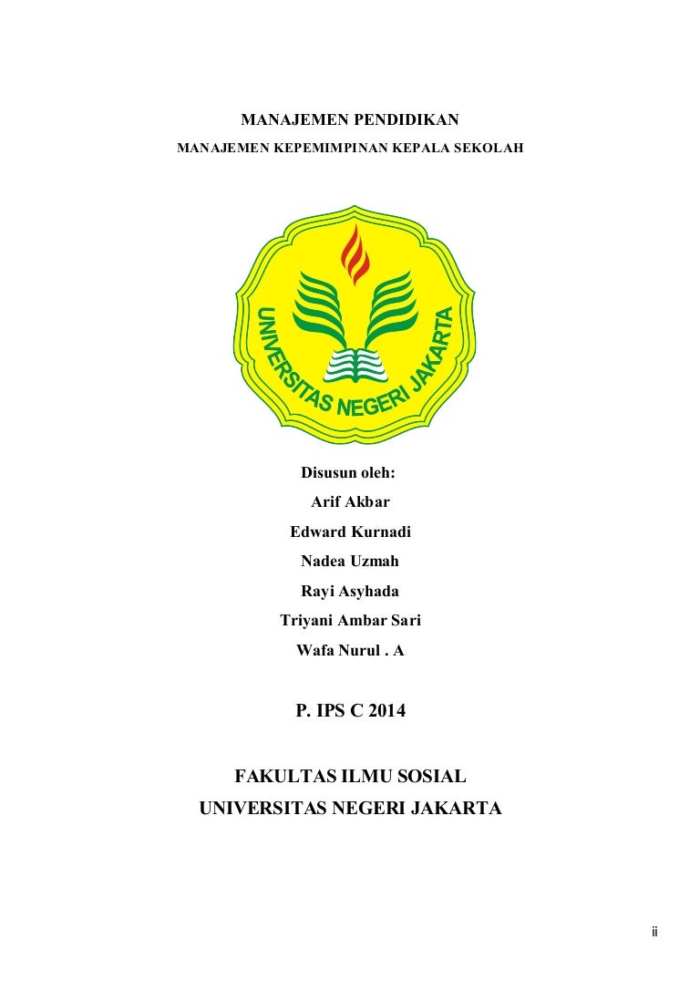 Makalah Kepemimpinan Kepala Sekolah Kelompok 2