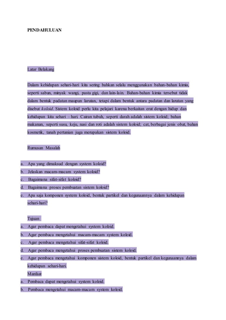 Makalah Koloid