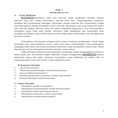 Makalah komunikasi